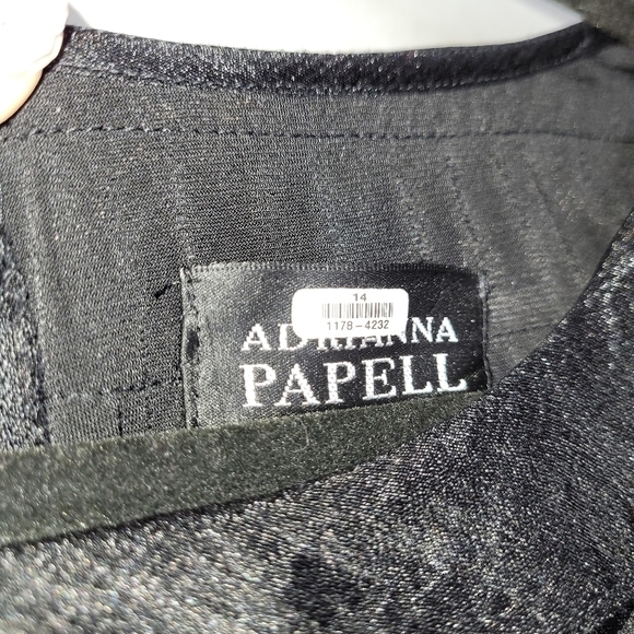 Adrianna Papell Black Evening Dress - Picture 9 of 14